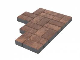  Брусчатка Stellard 200х100х40 мм Мокко: внешний вид
