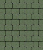  Тротуарная плитка Выбор Классико А.1.КО.4 40 мм. Зеленый: внешний вид